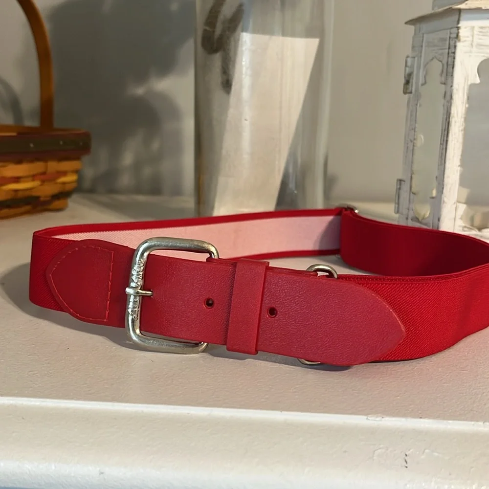 Red Baseball Softball Belt Youth Boys Girls Womens